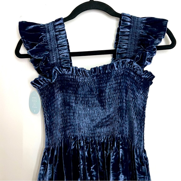 Hill House House Navy Velvet Ellie Nap Dress - Picture 4 of 9